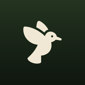 The Apex Hunt app icon: a grouse in flight on dark green